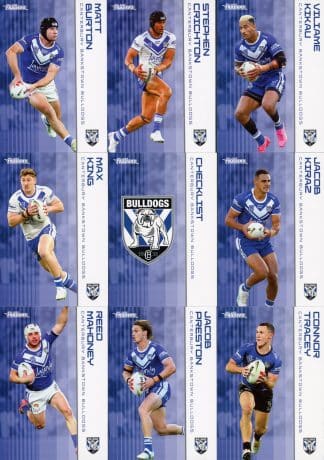 2025 NRL Traders Base Team Set - Canterbury Bulldogs