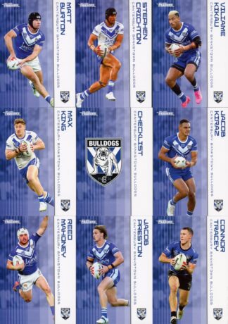 2025 NRL Traders Base Team Set - Canterbury Bulldogs