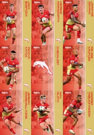 2025 NRL Traders Base Team Set - Dolphins