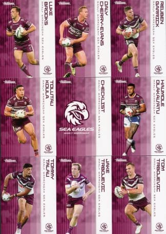 2025 NRL Traders Base Team Set - Manly Sea Eagles