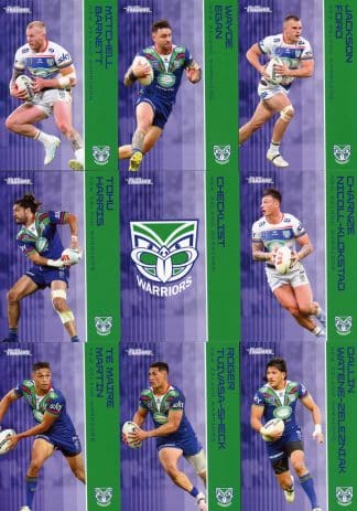 2025 NRL Traders Base Team Set - Warriors
