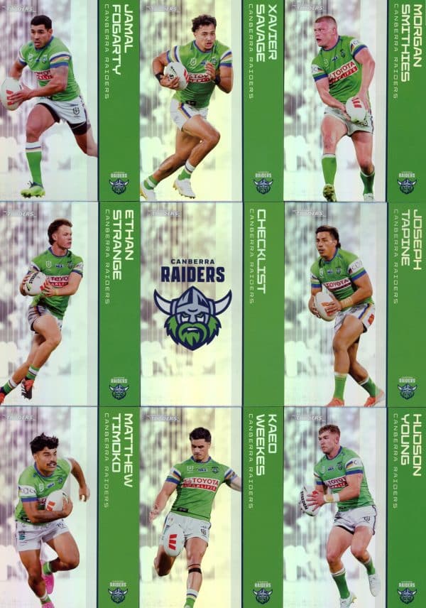 2025 NRL Traders Team Set & Album - Canberra Raiders - Image 4