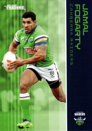 2025 NRL Traders Common Card - Base 011 Jamal Fogarty Canberra Raiders