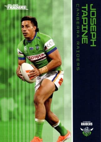2025 NRL Traders Common Card - Base 015 Joseph Tapine Canberra Raiders