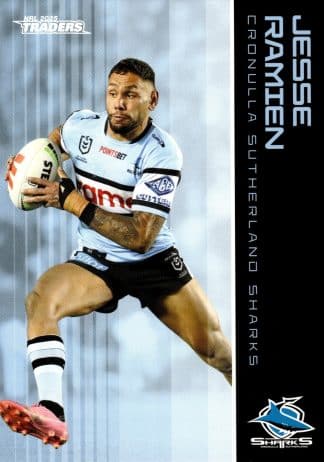 2025 NRL Traders Common Card - Base 036 Jesse Ramien Cronulla Sharks