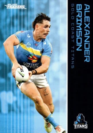 2025 NRL Traders Common Card - Base 047 Alexander Brimson Gold Coast Titans