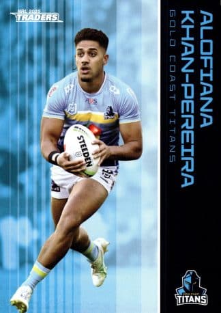 2025 NRL Traders Common Card - Base 053 Alofiana Khan-Pereira Gold Coast Titans