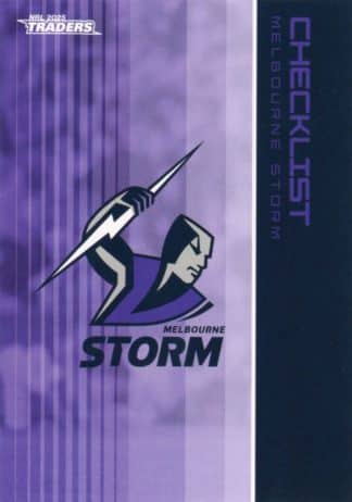 2025 NRL Traders Common Card - Base 064 Checklist Melbourne Storm