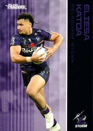 2025 NRL Traders Common Card - Base 068 Eliesa Katoa Melbourne Storm