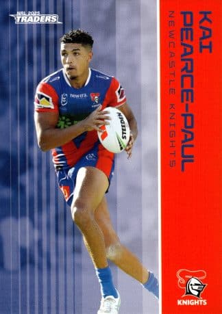 2025 NRL Traders Common Card - Base 079 Kai Pearce-Paul Newcastle Knights
