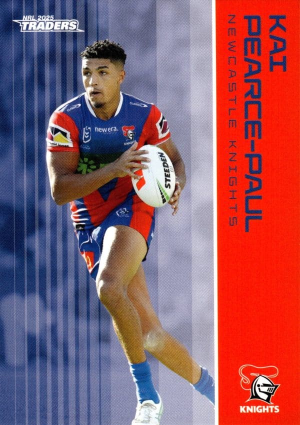 2025 NRL Traders Common Card - Base 079 Kai Pearce-Paul Newcastle Knights