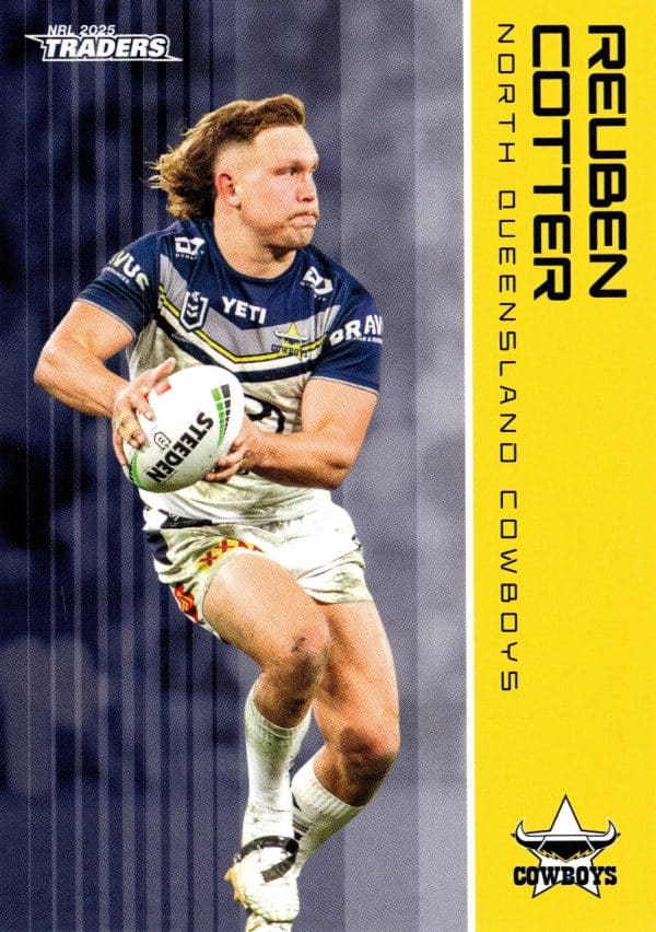 2025 NRL Traders Common Card - Base 083 Reuben Cotter North QLD Cowboys