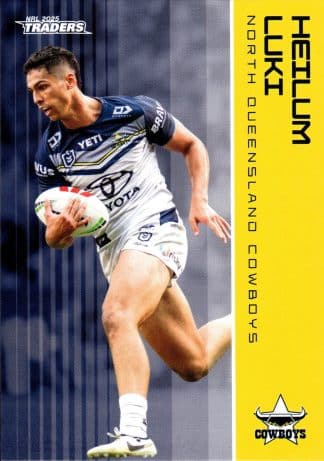 2025 NRL Traders Common Card - Base 086 Heilum Luki North QLD Cowboys