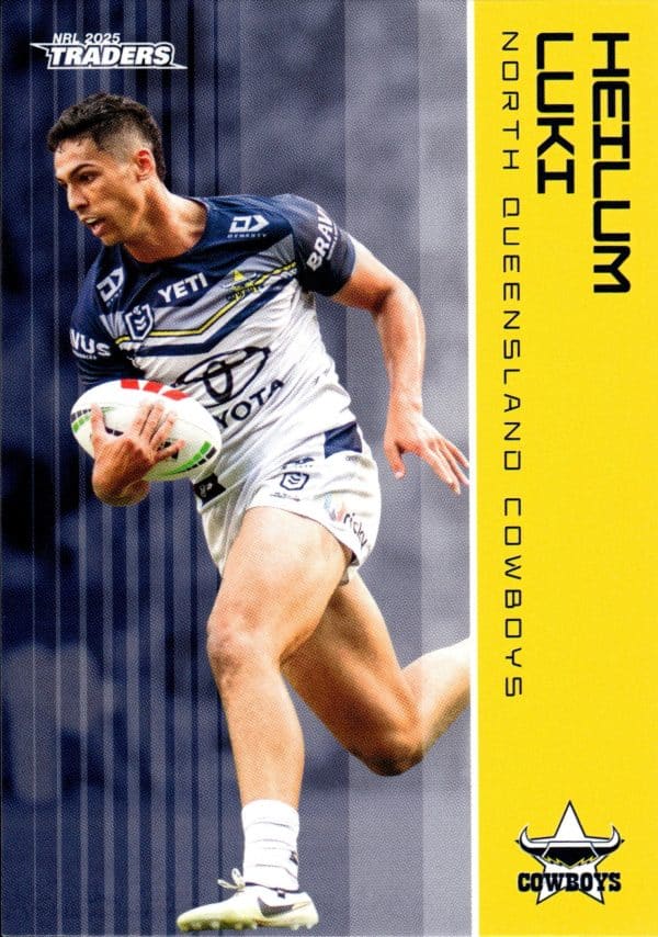 2025 NRL Traders Common Card - Base 086 Heilum Luki North QLD Cowboys