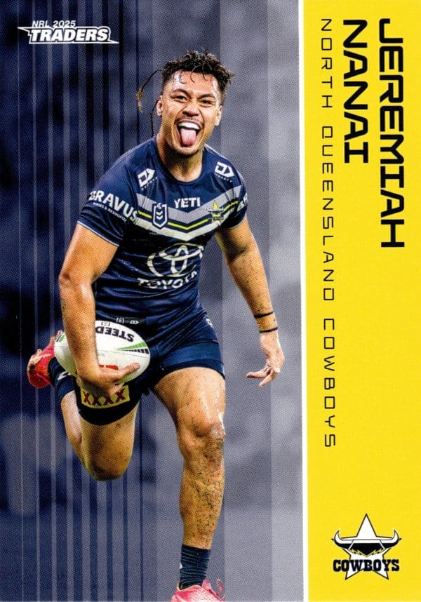 2025 NRL Traders Common Card - Base 087 Jeremiah Nanai North QLD Cowboys