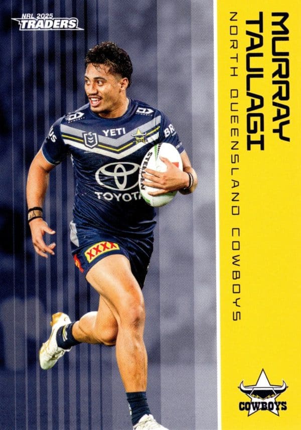 2025 NRL Traders Common Card - Base 089 Murray Taulagi North QLD Cowboys