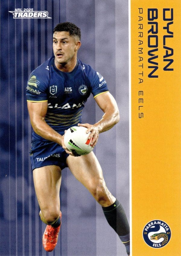 2025 NRL Traders Common Card - Base 092 Dylan Brown Parramatta Eels
