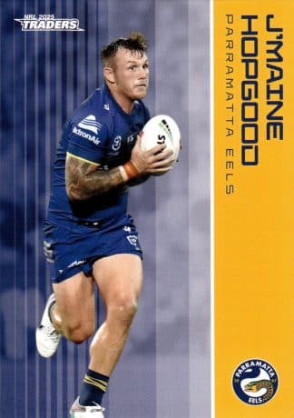 2025 NRL Traders Common Card - Base 094 J'maine Hopgood Parramatta Eels