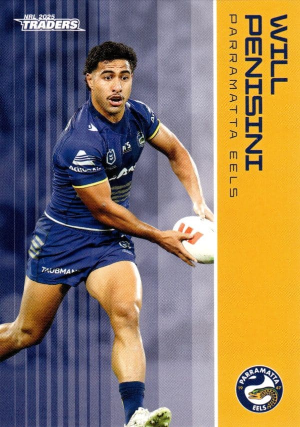 2025 NRL Traders Common Card - Base 098 Will Penisini Parramatta Eels