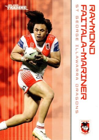 2025 NRL Traders Common Card - Base 120 Raymond Faitala-Mariner St George Dragons