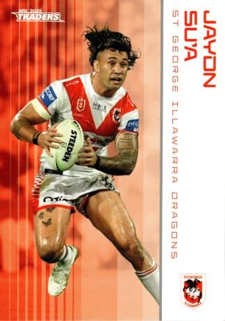 2025 NRL Traders Common Card - Base 126 Jaydn Su`a St George Dragons