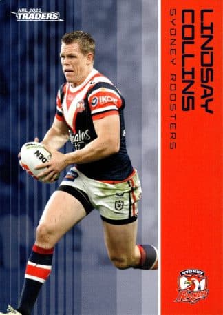 2025 NRL Traders Common Card - Base 128 Lindsay Collins Sydney Roosters