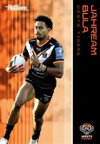 2025 NRL Traders Common Card - Base 146 Jahream Bula Wests Tigers