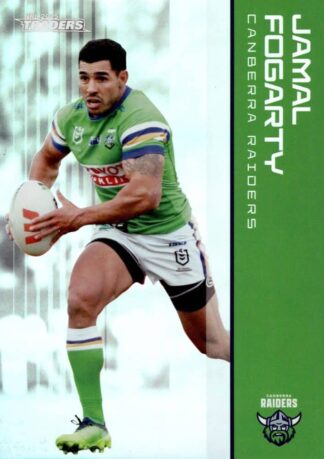 2025 NRL Traders Silver Parallels - PS011 Jamal Fogarty Canberra Raiders