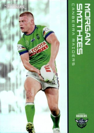 2025 NRL Traders Silver Parallels - PS013 Morgan Smithies Canberra Raiders