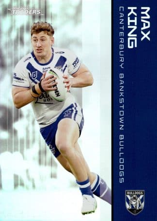 2025 NRL Traders Silver Parallels - PS023 Max King Canterbury Bulldogs