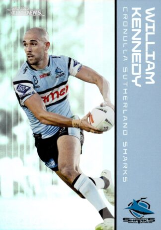 2025 NRL Traders Silver Parallels - PS032 William Kennedy Cronulla Sharks
