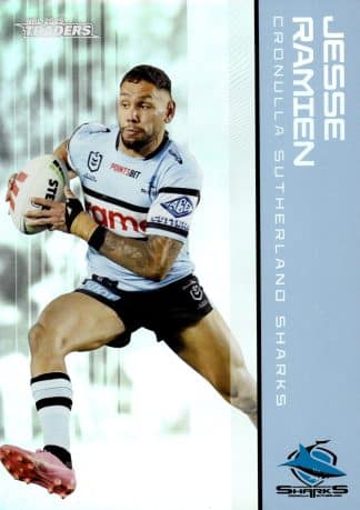 2025 NRL Traders Silver Parallels - PS036 Jesse Ramien Cronulla Sharks