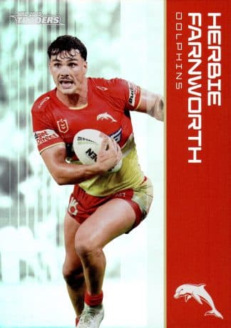 2025 NRL Traders Silver Parallels - PS039 Herbie Farnworth Dolphins