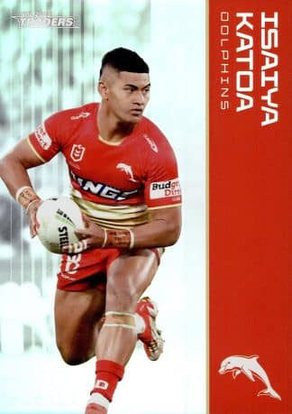 2025 NRL Traders Silver Parallels - PS041 Isaiya Katoa Dolphins