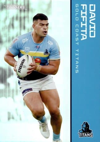 2025 NRL Traders Silver Parallels - PS050 David Fifita Gold Coast Titans