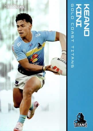 2025 NRL Traders Silver Parallels - PS054 Keano Kini Gold Coast Titans
