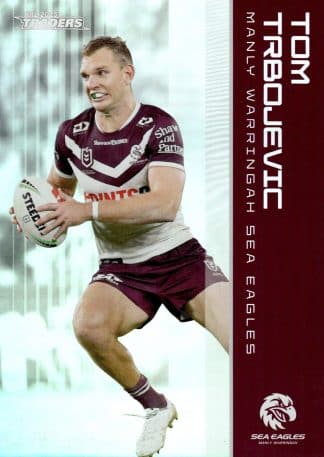 2025 NRL Traders Silver Parallels - PS063 Tom Trbojevic Manly Sea Eagles