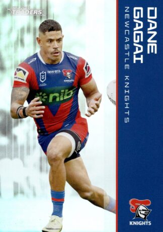 2025 NRL Traders Silver Parallels - PS076 Dane Gagai Newcastle Knights