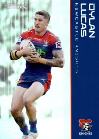 2025 NRL Traders Silver Parallels - PS077 Dylan Lucas Newcastle Knights