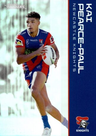 2025 NRL Traders Silver Parallels - PS079 Kai Pearce-Paul Newcastle Knights