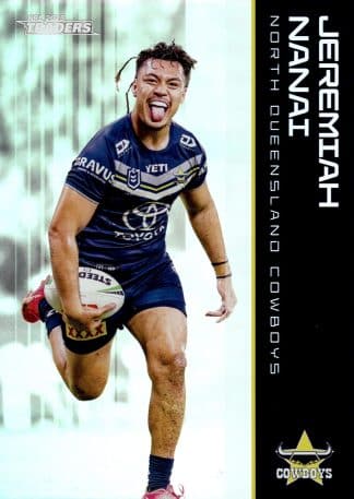 2025 NRL Traders Silver Parallels - PS087 Jeremiah Nanai North QLD Cowboys