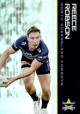 2025 NRL Traders Silver Parallels - PS088 Reece Robson North QLD Cowboys