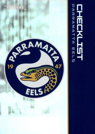 2025 NRL Traders Silver Parallels - PS091 Checklist Parramatta Eels