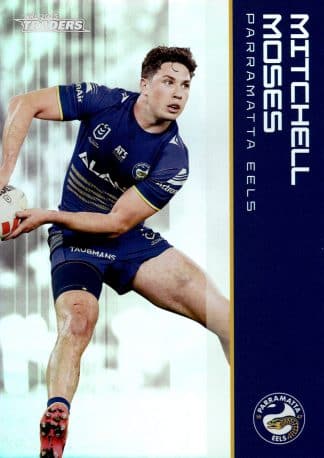 2025 NRL Traders Silver Parallels - PS096 Mitchell Moses Parramatta Eels