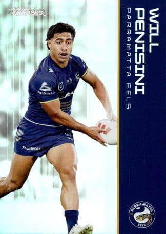 2025 NRL Traders Silver Parallels - PS098 Will Penisini Parramatta Eels