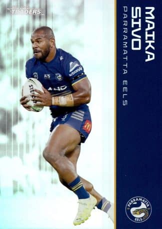 2025 NRL Traders Silver Parallels - PS099 Maika Sivo Parramatta Eels