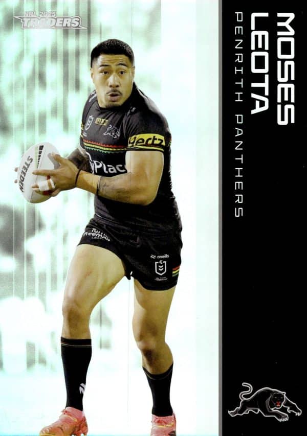 2025 NRL Traders Silver Parallels - PS103 Moses Leota Penrith Panthers