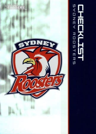 2025 NRL Traders Team Set & Album - Sydney Roosters