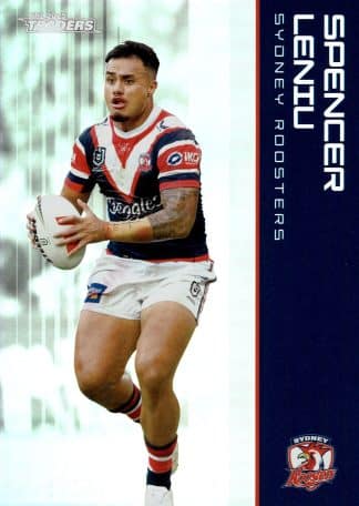 2025 NRL Traders Silver Parallels - PS130 Spencer Leniu Sydney Roosters