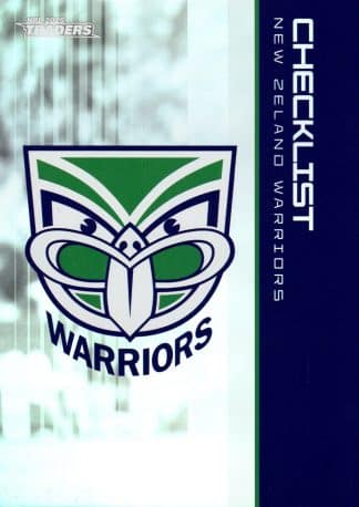 2025 NRL Traders Team Set & Album - Warriors